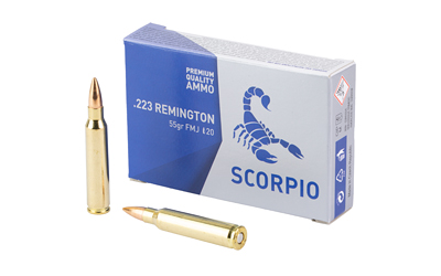 STV Technology SCORPIO AMMO 223REM 55GR FMJ 20/1000