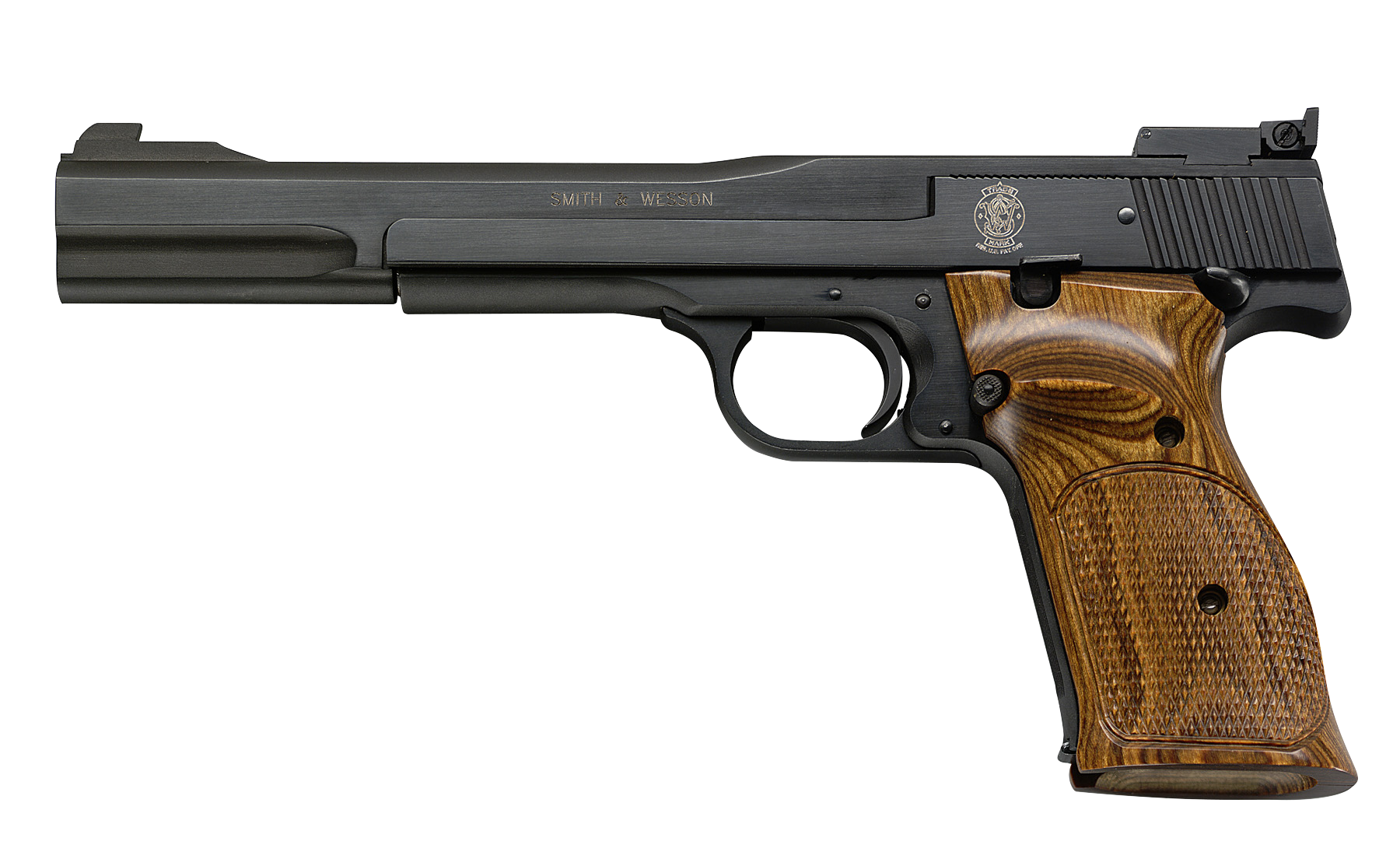 Smith & Wesson Inc. S&W Model 41 Handgun .22LR 10rd Magazine 7" Barrel Blued Wood Grips