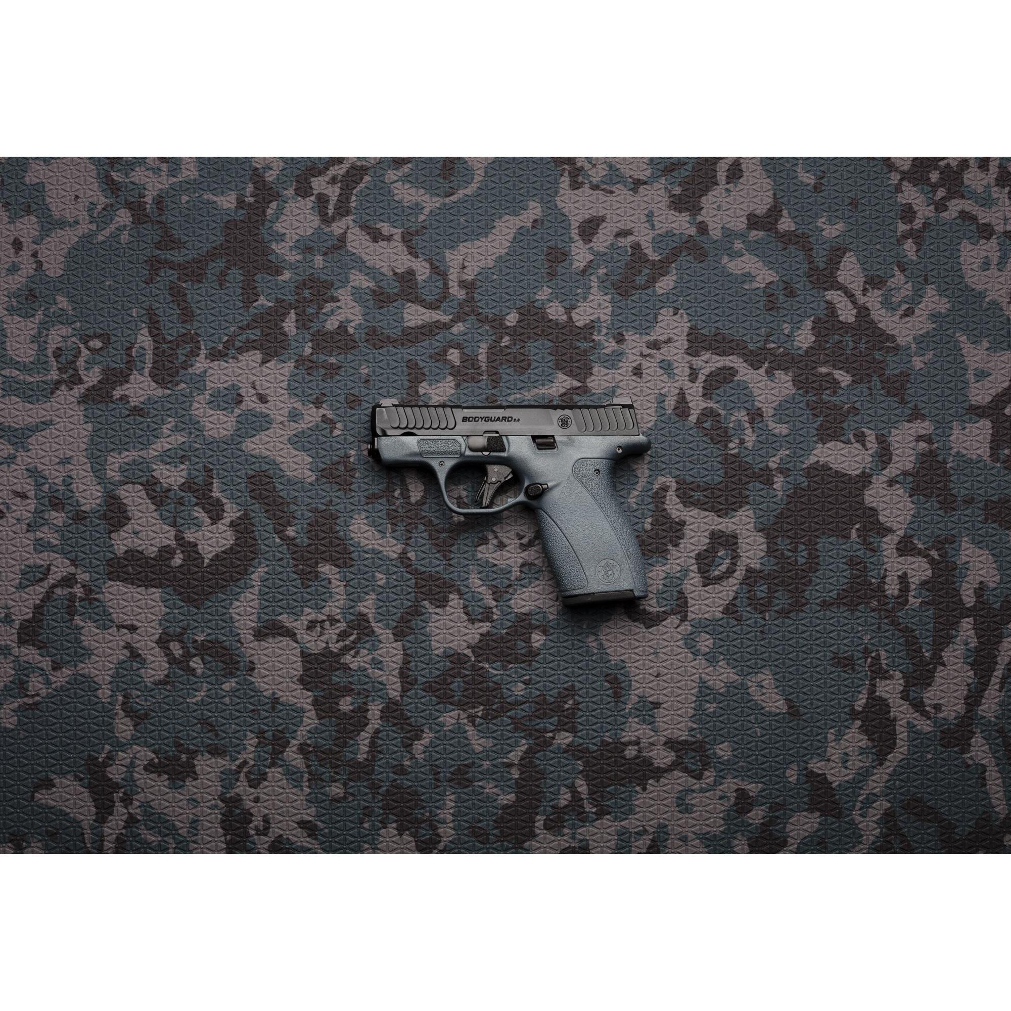 Smith & Wesson Inc. S&W Exclusive "Blue Titanium" M&P Bodyguard 2.0 No Thumb Safety Handgun .380 Auto 10(1)&12(1)rd Magazines 2.75" Barrel Titanium Blue Grip