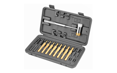 AOB Wheeler Hammer and Punch Set with Plastic Case