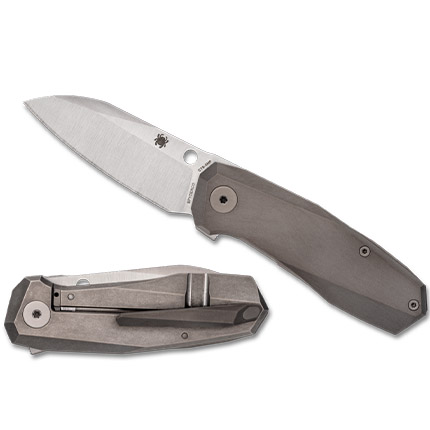 SPYDERCO TECHNO 3 TITANIUM GRY