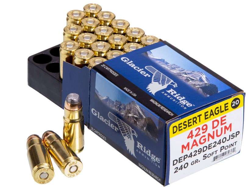 Magnum Research MAGN RESEARCH 429 DE 240GR JHP 20RD BOX 10 BOXES PER CASE