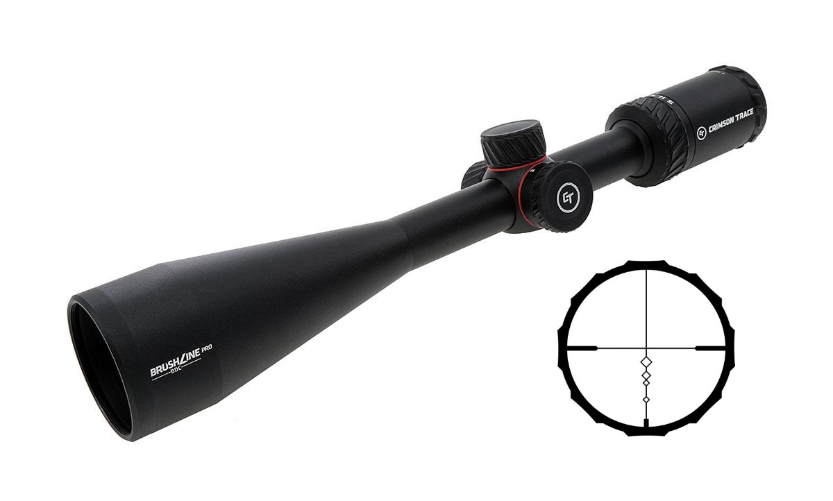 Crimson Trace Brushline Pro Rifle Scope 4-16x50mm 1" SFP BDC Pro Black