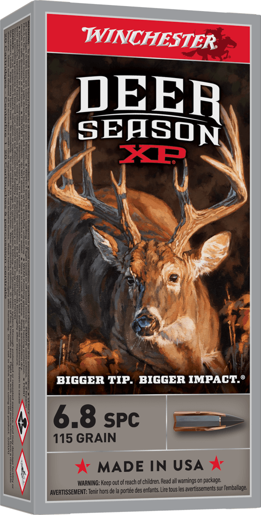 Winchester Deer Season XP 6.8 SPC 115 gr. PT 2625 fps 20/ct