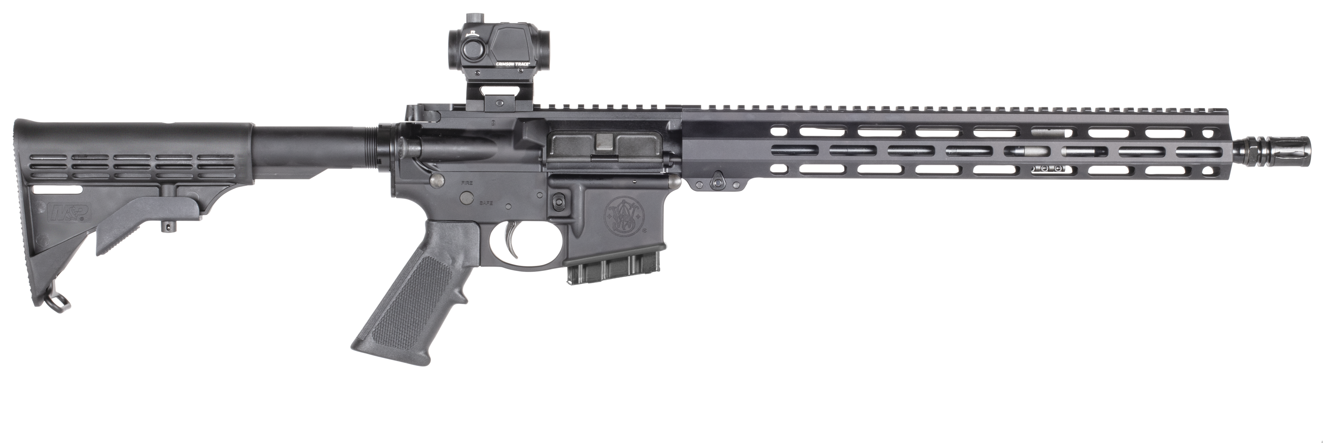 Smith & Wesson Inc. S&W M&P 15 Sport III Compliant Rifle Bundle 5.56mm 10rd Magazine(1) 16" Barrel M-LOK Handguard Black w/CTS-106 Red Dot A2 Flash