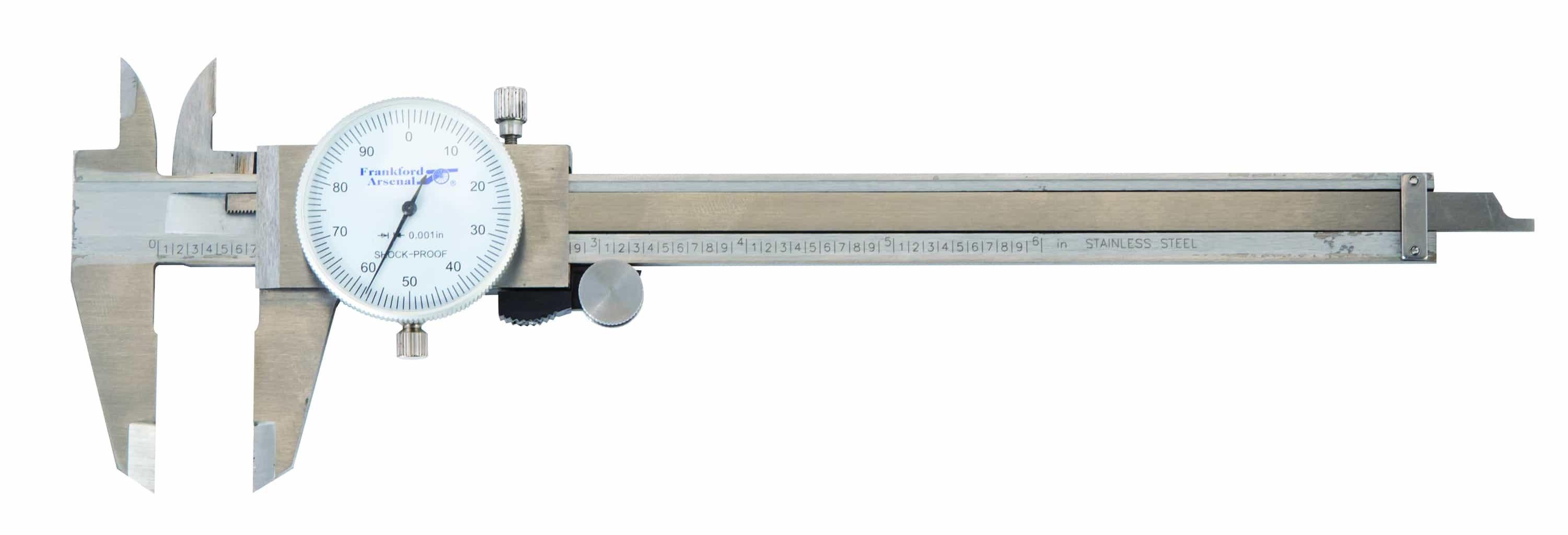 AOB Frankford Arsenal Stainless Steel Dial Caliper