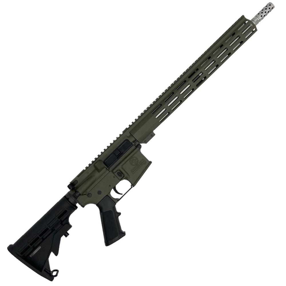 10 Ring GLFA AR-15 Rifle .223 Wylde 30rd Magazine 16" Barrel OD Green/Stainless Steel with 15.25" Handguard