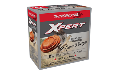 WINCHESTER XPERT 12GA 2-3/4" 1OZ #6 STEEL SHOTSHELL 25RD/250RD