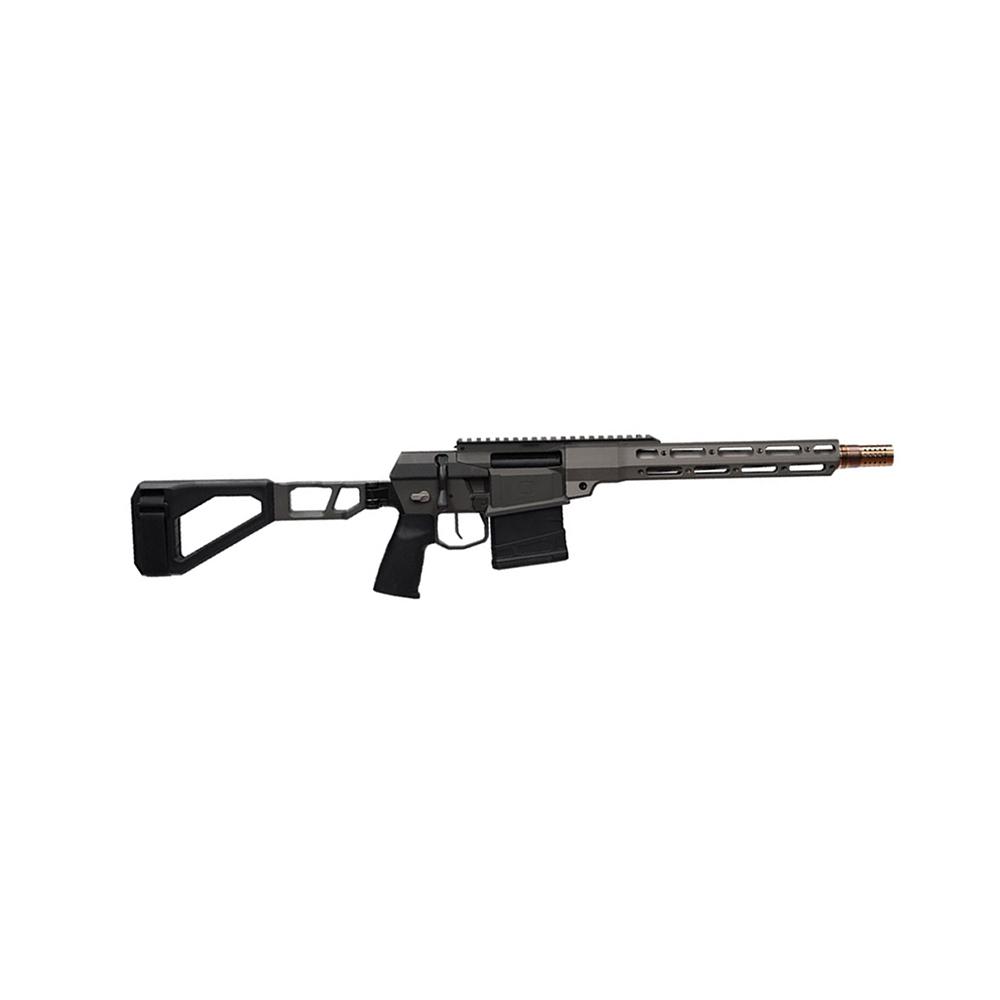 Q LLC Q Fix 8.6 BLK Pistol 8.6 BLK 10rd Magazine 12" Barrel Grey w/Black Accents Brace