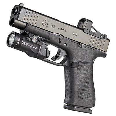 Streamlight TLR-7 Glock Sub Ultra-Compact Tactical Gun Light Black 500 Lumens