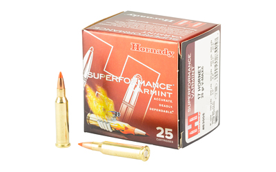 Hornady Superformance Rifle Ammunition .17 Hornet 20 gr V-MAX 3650 fps 25/ct