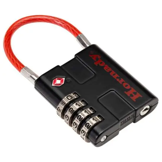 HORNADY® TSA CABLE PADLOCK (2 PK)