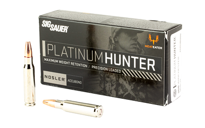 Sig Sauer Platinum Hunter Accubond Rifle Ammunition .308 Win 165gr PT 2700 fps 20/ct