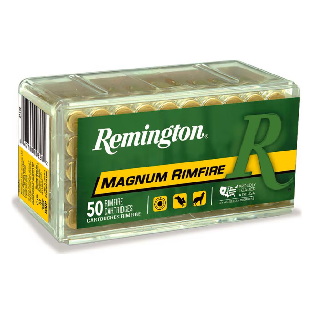 Remington Magnum Rimfire Ammunition .17 HMR 20gr JSP 2375 fps 50/ct