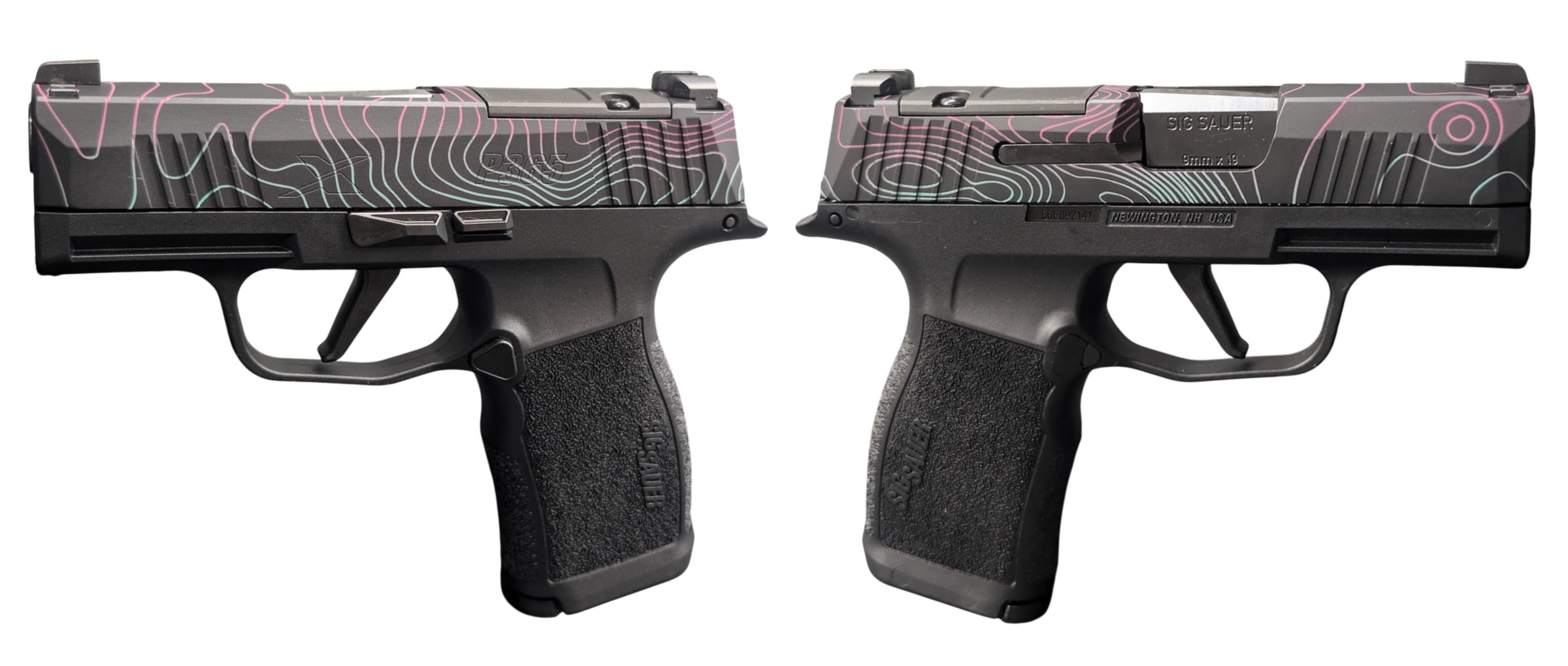 SIG SAUER P365X TOPO 9MM PSTL 3.1" BBL 2-12RD MAGS