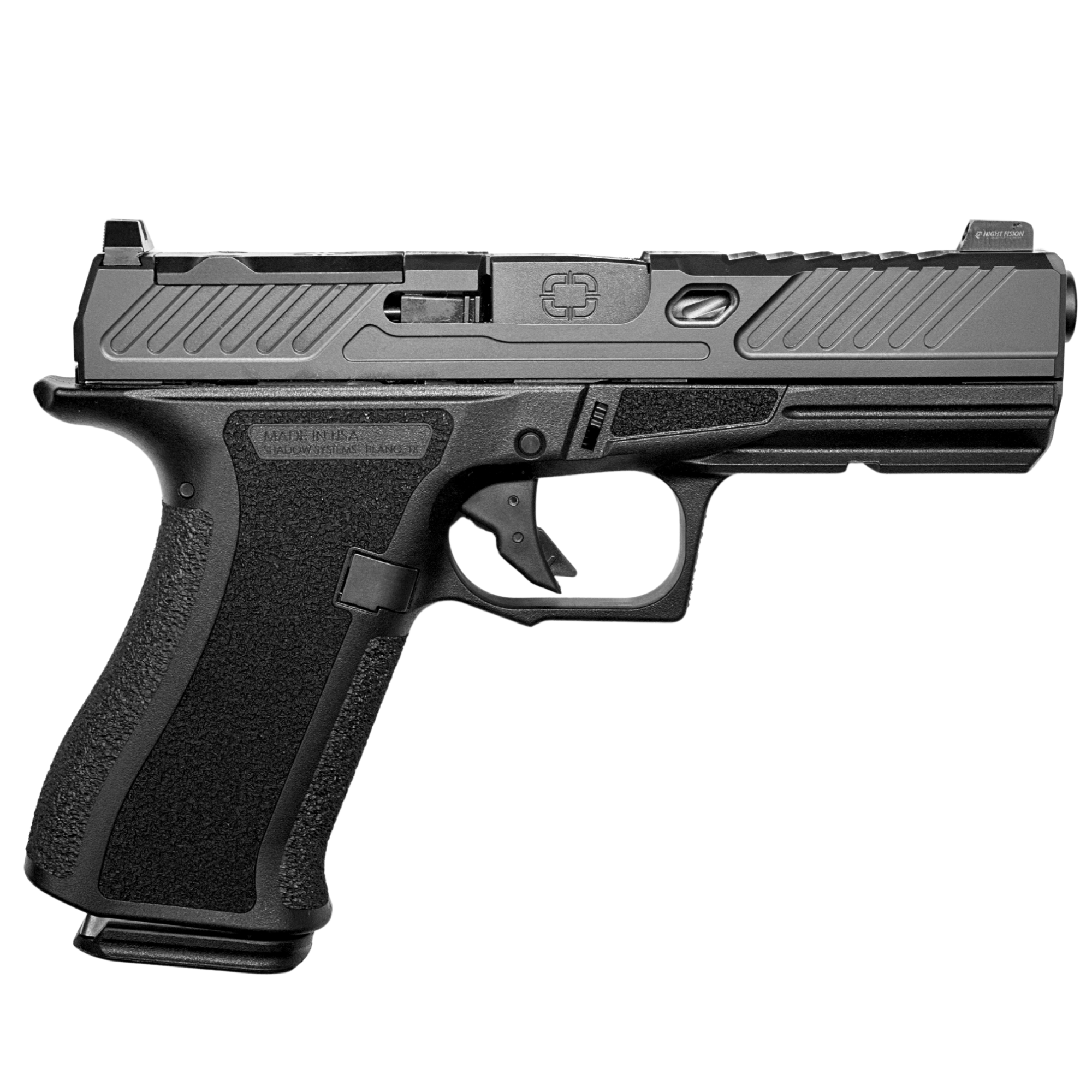 Shadow Systems CR920XL ELITE Slide Optic Handgun 9mm Luger 10rd Magazines 4.18" Spiral Black Barrel