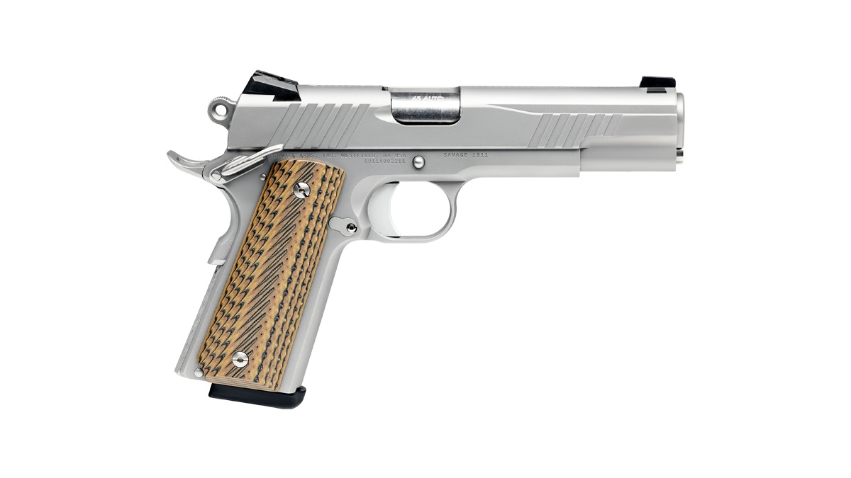 Savage 1911 Gov't Style Handgun 9mm Luger 10rd Magazines (2) 5" Barrel Stainless Steel