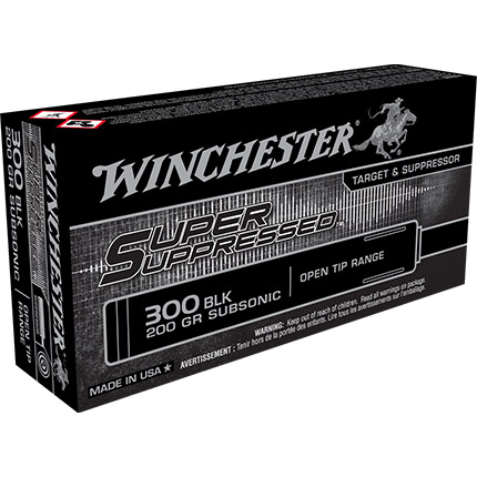 Winchester WIN 300BLK 200GR SUPP OT 20RD 10BX/CS