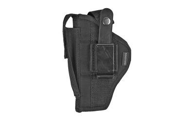 Bulldog Extreme Handgun Holster with Belt Loop and Clip for Compact Autos with 2.5-3.75" Barrels with Laser or Light Black Ambi