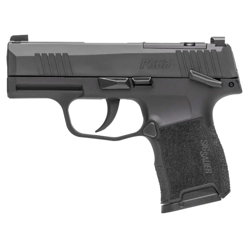 Sig Sauer P365 Handgun 9mm Luger 10rd Magazines (2) 3.1" Barrel Black Optic Ready MA Compliant