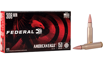 FEDERAL 308 WIN 150GR FMJ-BT 20 RD/BX 25 BX/CS