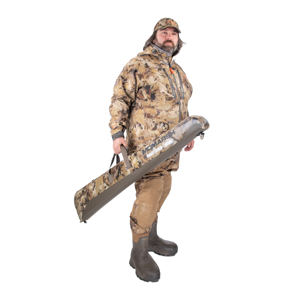 Higdon Mobile 54" Welded Floating Gun Case Optifade Marsh