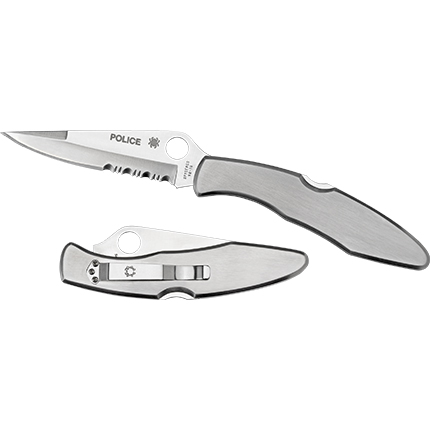 SPYDERCO POLICE STNLS COMBOEDGE