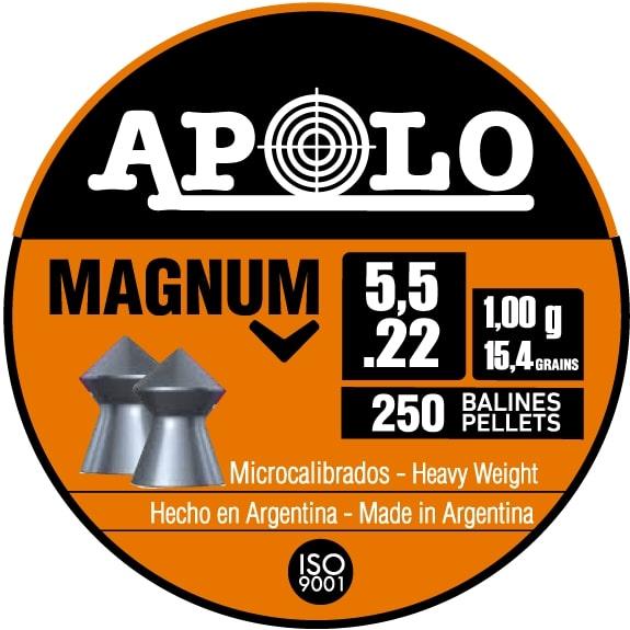 Hatsan Apolo Magnum Air Rifle Pellets 22 Cal 15.4 gr 250/ct