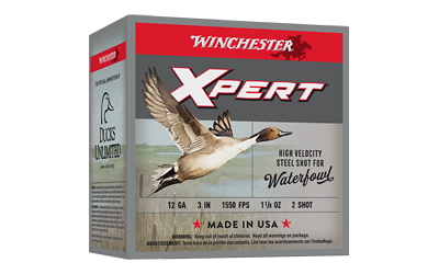 Winchester Xpert High Velocity Steel Shotshells 12 ga 2-3/4" 1-1/16 oz 1550 fps #4 25/ct
