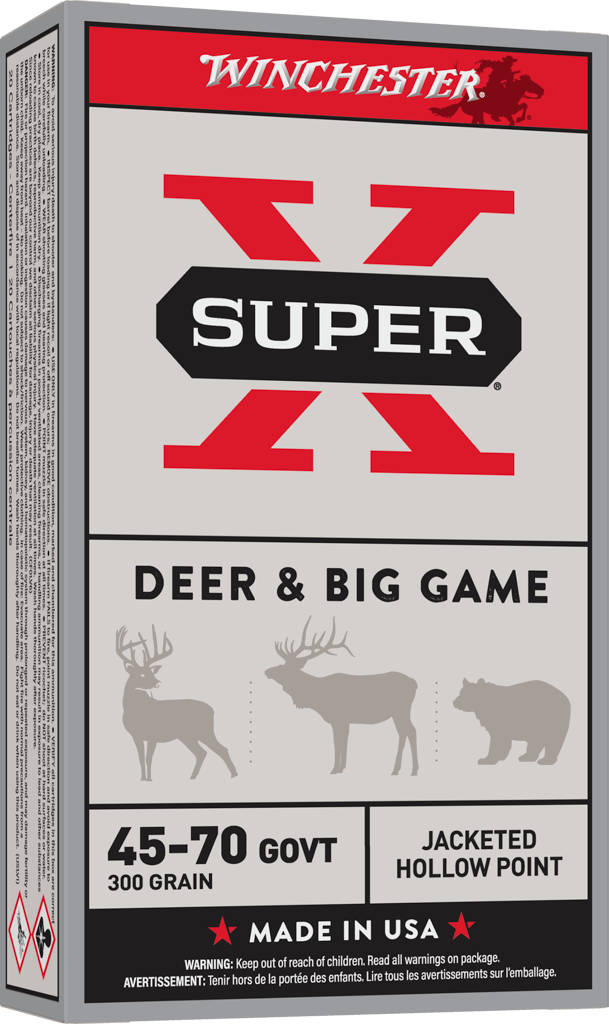 Winchester Super-X Rifle Ammunition 45-70 Govt 300 gr. JHP 1880 fps 20/ct