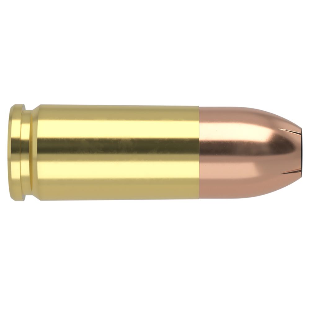Nosler ASP Handgun Ammunition 9mm Luger 124 gr JHP 1150 fps 50/ct