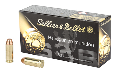 Mag-Tech/Sellier- Bellot Sellier & Bellot Handgun Ammunition 10mm Auto 180 gr FMJ 1164 Fps 50/ct