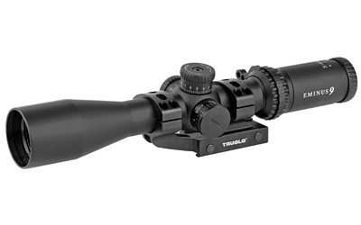 Truglo EMINUS9 Rifle Scope - 3-9x42mm 30mm Illum. TacPlex Reticle w/ APTUS-M1 Mount Black