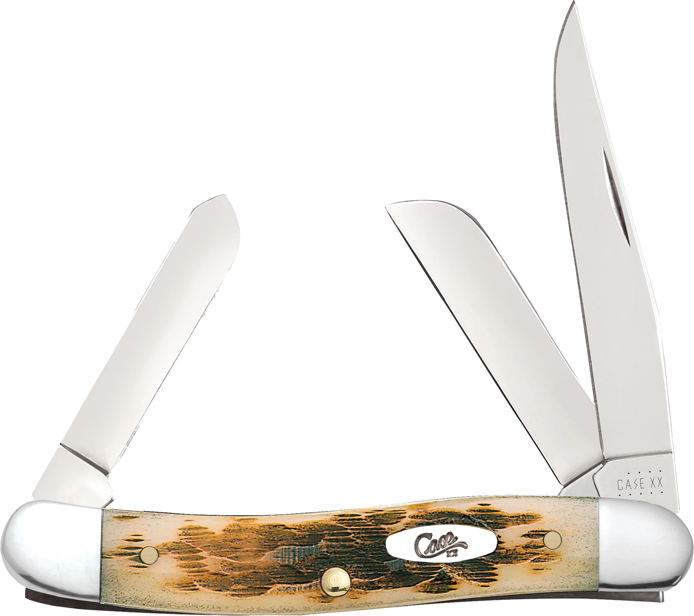 Case CAE MEDIUM STOCKMAN AMBER BONE
