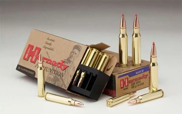 Hornady Match Rifle Ammunition .308 Win 178 gr BTHP Match 20/ct