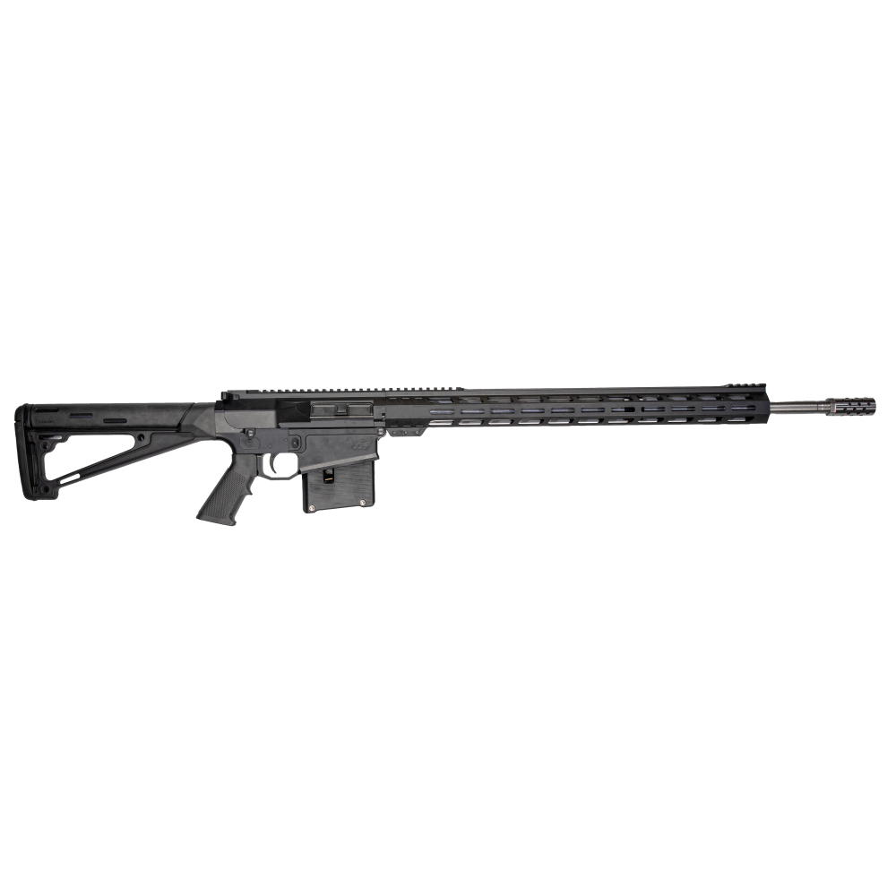 10 Ring GLFA AR Long Action Rifle 6.5 PRC 5rd Magazine 24" Barrel M-LOK Handguard Black Cerakote