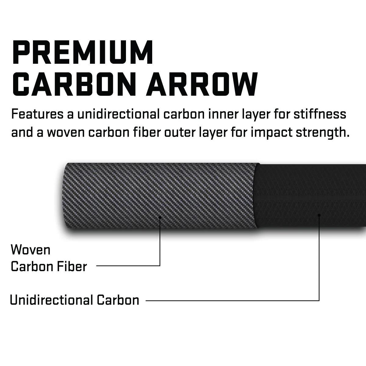 Tenpoint CenterPunch HPX Carbon Arrows 20'' w/ Alpha-Nock HPX .001''