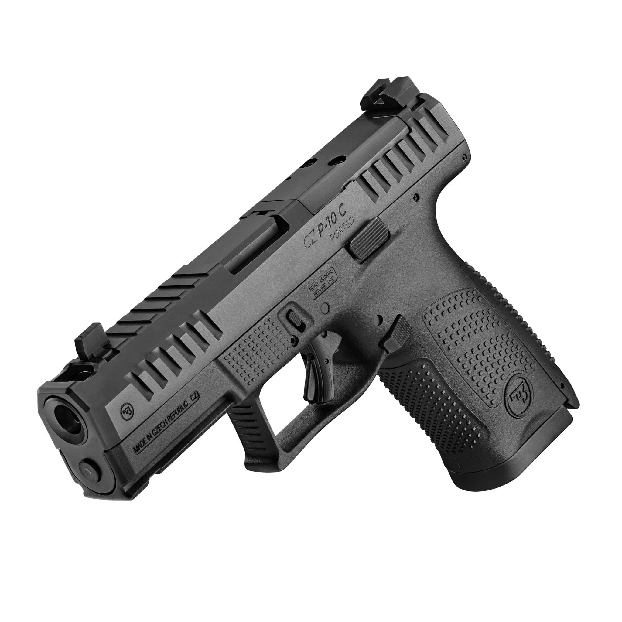 CZ P-10C Ported Handgun 9mm Luger 17rd Magazines(2) 4" Ported Barrel Optic Ready