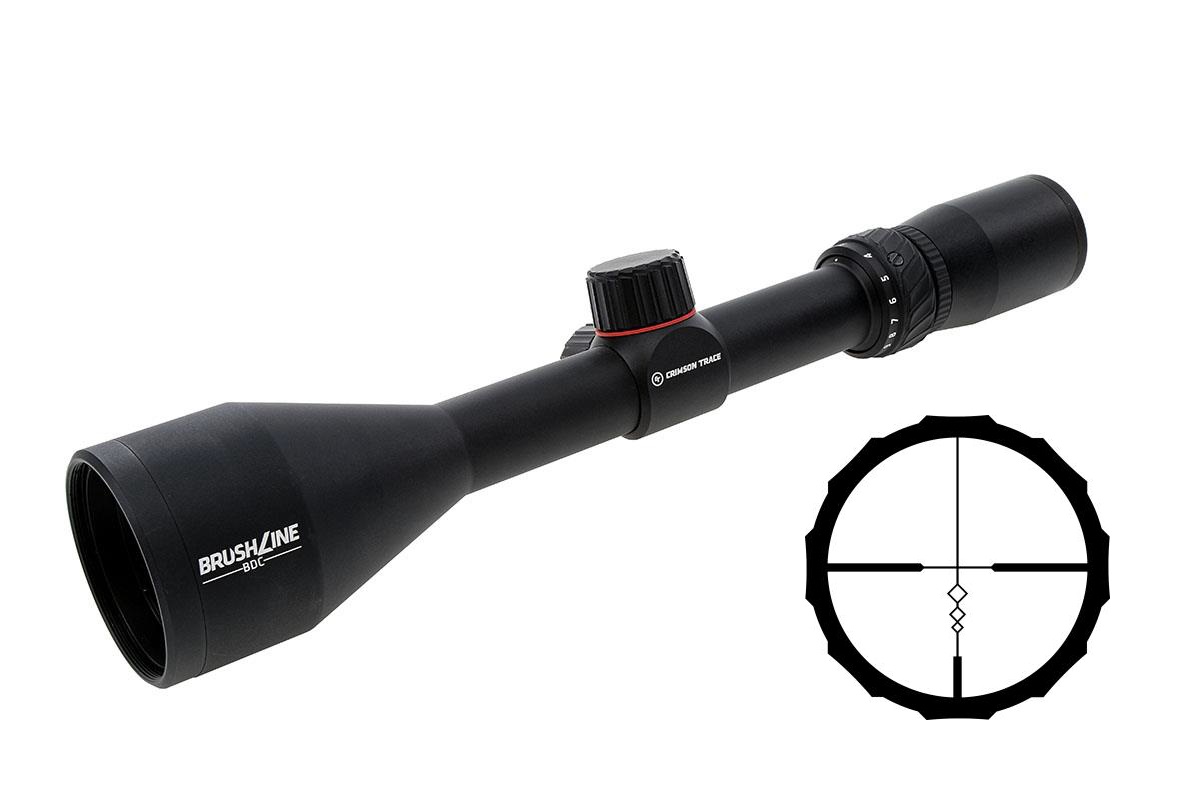 Crimson Trace Brushline Rifle Scope 3-9x50mm 1" SFP BDC Black