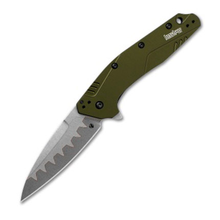 KERSHAW DIVIDEND COMPOSITE OLIVE 3"