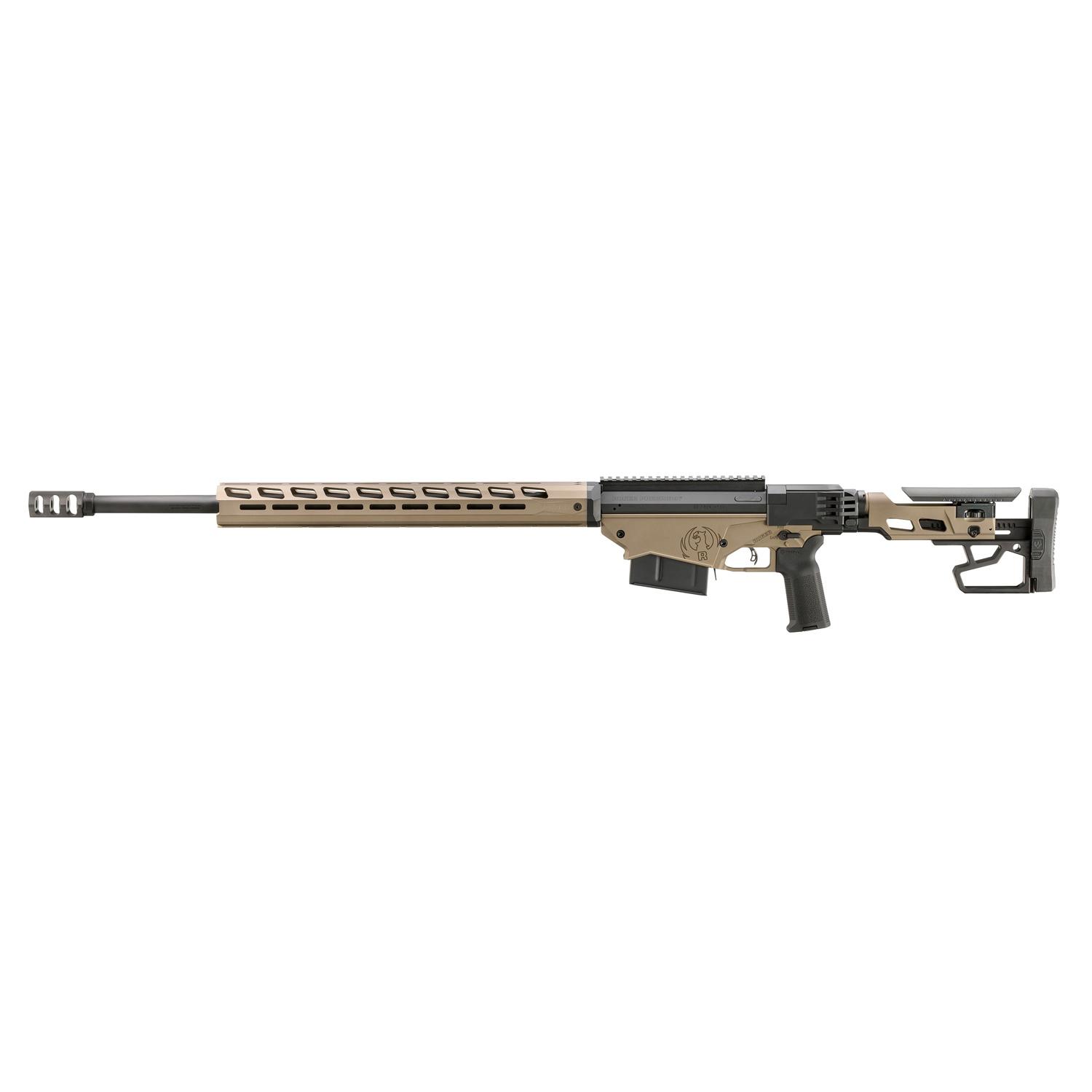 Sturm Ruger & Co Ruger Precision Rifle .338 Lapua 5rd Magazines(2) 26" 3/4x24 Threaded Barrel Smoked Bronze Cerakote