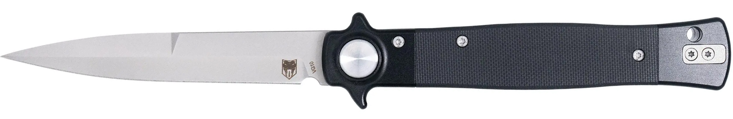 CobraTec Knives CBT STILETTO BUTTON LOCK BLK
