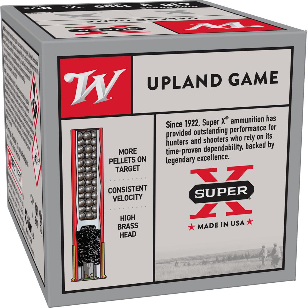 Winchester Super-X High-Brass Shotshells .410 ga 3" 3/4 oz 1100 fps #8-1/2 Shot 25/ct