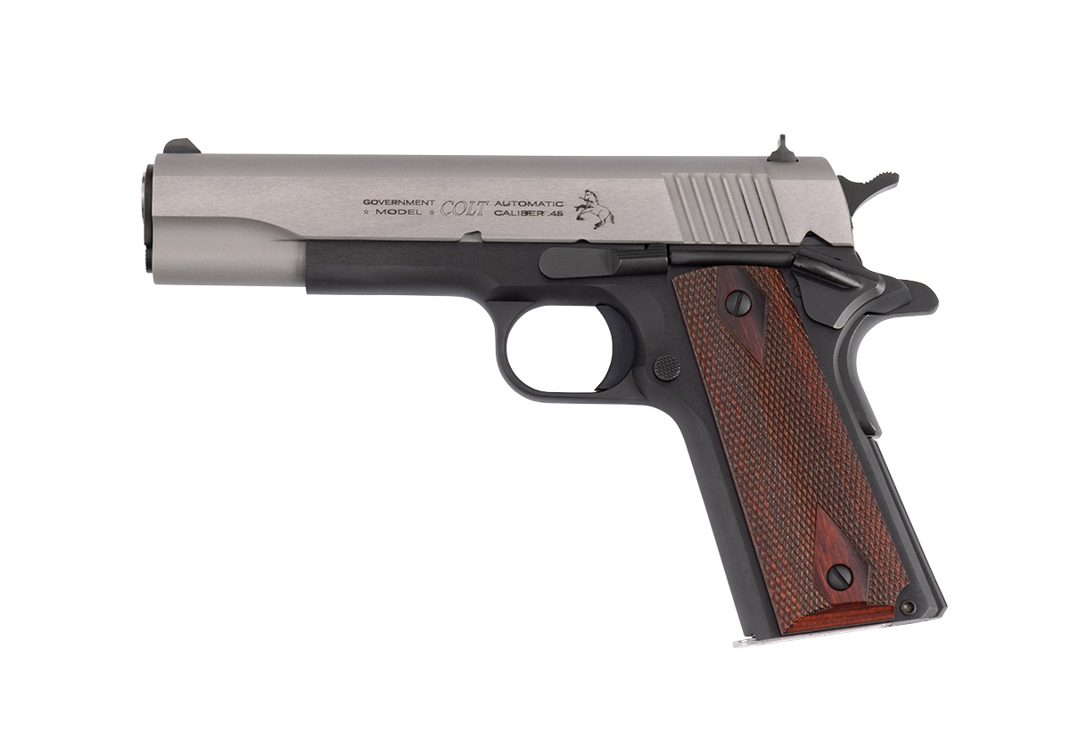 Colt 1911C Government Handgun .45 ACP 8rd Magazine 5" Barrel Two Tone
