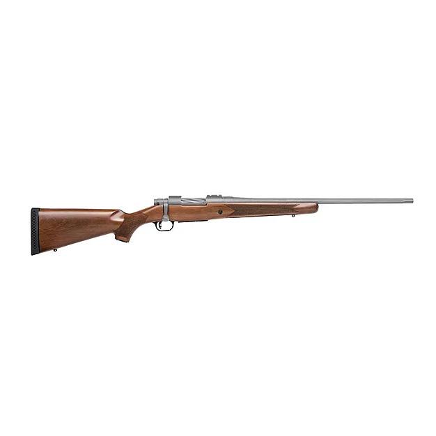 Mossberg Patriot Rifle .243 Win 5rd Capacity 22" Fluted Threaded Barrel Stainless Cerekote/Walnut Stock