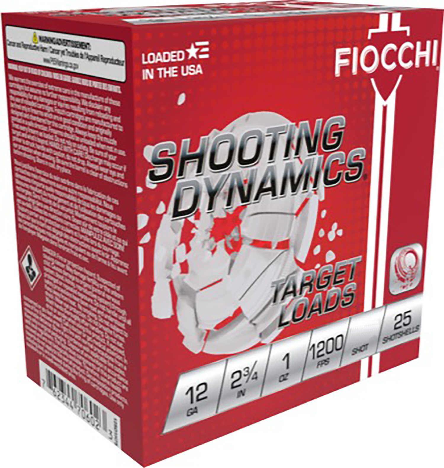 Fiocchi Exacta Heavy Shooting Dynamics Shotshells 12ga 2-3/4 in 1 oz 1200 fps #9 25/ct