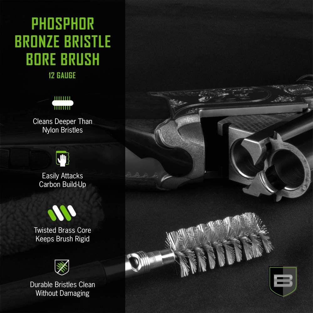 The Allen Company Inc. Breakthrough Clean Technologies Phosphorus Bronze Bristle Bore Brush 12 ga