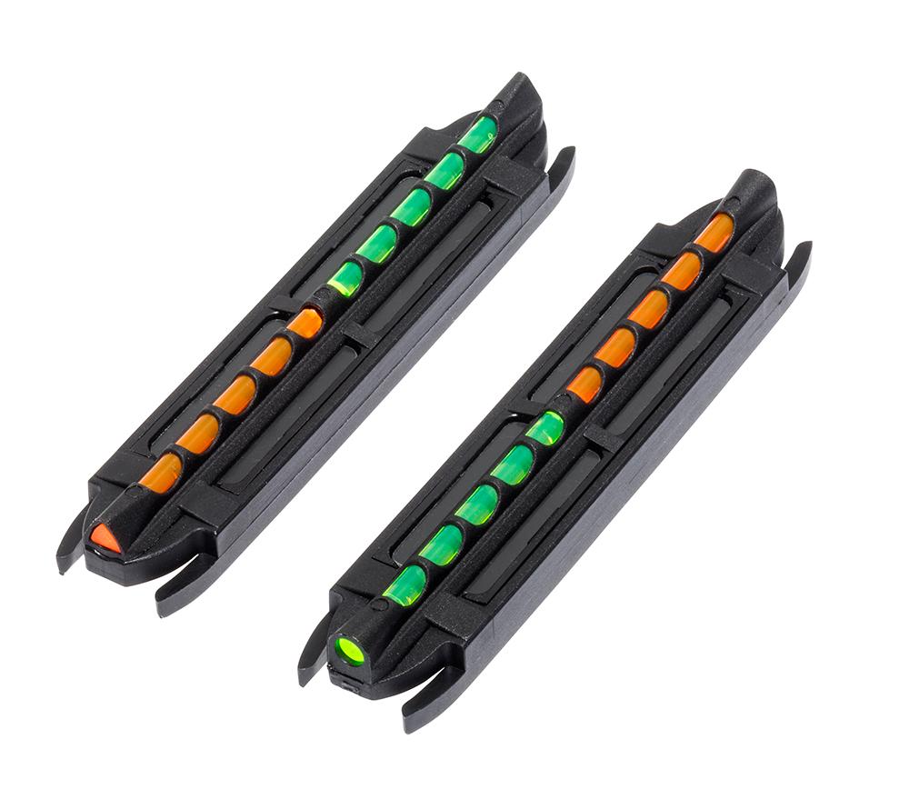 North Pass Ltd. Hiviz HIVIZ Two-In-One Magnetic Shotgun Sight with Green & Orange LitePipe