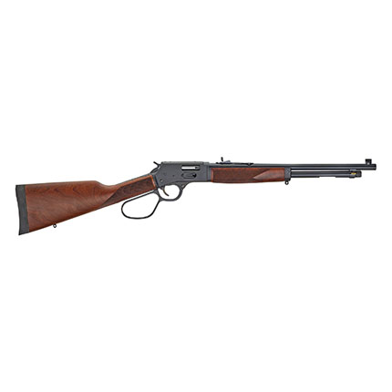 Henry Big Boy Steel Carbine Side Gate .44 Mag/.44 Special Rifle 7rd Magazine 16.5" Barrel Walnut Large Loop