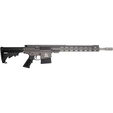 10 Ring GLFA AR-10 Rifle .308 Win 10rd Magazine 16" Stainless Barrel 15" MLOK Rail Tungsten Finish